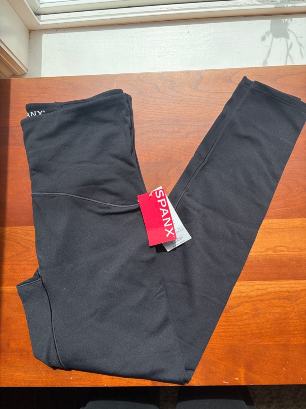 SPANX Black High-Rise Performance Leggings